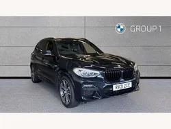 Black Used 2021 BMW X3 M Sport SUV | £29,995 (Fair price)