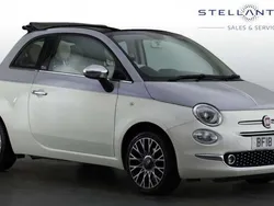White Used 2018 Fiat 500C Collezione Cabriolet | £8,362 (Fair price)