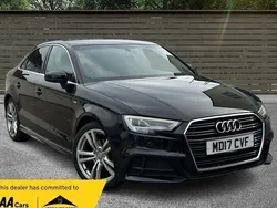 Black Used 2017 Audi A3 S-Line Sedan | £10,995 (Good price)