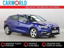 Blue Used 2020 Seat Leon FR Hatchback | £17,280 (Expensive)