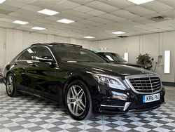 Black Used 2016 Mercedes S350 AMG line Sedan | £32,991 (Expensive)