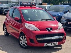 Red Used 2009 Peugeot 107 Hatchback | £2,975 (Fair price)