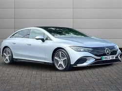 Silver Used 2023 Mercedes EQE300 AMG Line Premium Sedan | £37,495