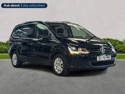 Black Used 2021 VW Sharan SE MPV | £21,148 (Fair price)