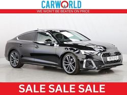 Black Used 2021 Audi A5 Sportback S-Line Hatchback | £23,990 (Fair price)