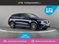Blue Used 2021 Mercedes EQC400 AMG line SUV | £22,197 (Fair price)