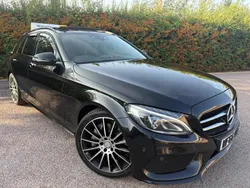 Black Used 2016 Mercedes C250 AMG Line Premium Plus Estate | £11,295 (Fair price)