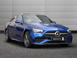 Sodalite blue Used 2024 Mercedes C300e AMG Line Premium Plus Estate | £36,790 (Good price)