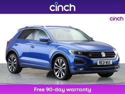 Blue Used 2021 VW T-Roc R-line SUV | £19,449 (Good price)