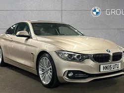 Silver Used 2015 BMW 420 Luxury Line Coupe | £13,750 (Fair price)
