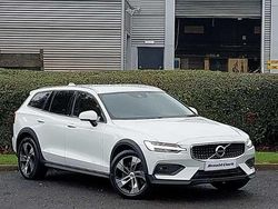 White Used 2021 Volvo V60 CC Pro Estate | £26,498 (Fair price)