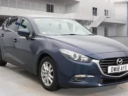 Blue Used 2018 Mazda 3 Hatchback | £10,995 (Fair price)