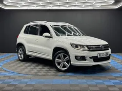White Used 2013 VW Tiguan R-line SUV | £7,490 (Fair price)
