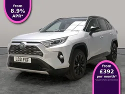 Silver Used 2021 Toyota RAV4 Hybrid SUV | £25,653 (Fair price)