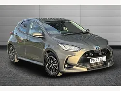 Titan bronze Used 2022 Toyota Yaris Hybrid Design Hatchback | £15,791 (Fair price)