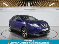 Blue Used 2017 Nissan Qashqai N-Connecta SUV | £7,849 (Good price)