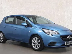 Blue Used 2018 Vauxhall Corsa Hatchback | £9,693 (Fair price)