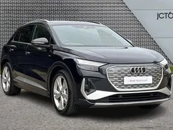 Black Used 2024 Audi Q4 e-tron S-Line SUV | £34,884 (Good price)