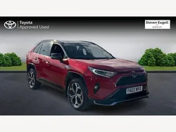 Red/black Used 2022 Toyota RAV4 Hybrid Premium SUV | £27,820 (Fair price)