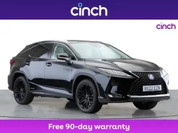 Black Used 2022 Lexus RX450h SUV | £32,759