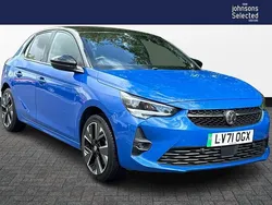 Blue Used 2021 Vauxhall Corsa-e SRi Hatchback | £9,975 (Fair price)
