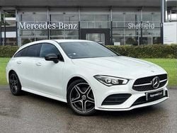 White Used 2023 Mercedes CLA220 Shooting Brake AMG Line Premium Estate | £24,285 (Fair price)