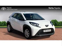 White Used 2023 Toyota Aygo PURE Hatchback | £14,624 (Fair price)