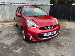Red Used 2015 Nissan Micra Acenta Hatchback | £8,495 (Fair price)