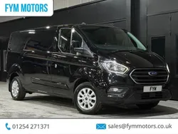 Black Used 2021 Ford Transit Custom Limited Van | £12,995 (Good price)