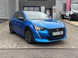 Blue Used 2021 Peugeot e-208 Premium Hatchback | £12,700 (Fair price)