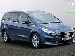 Blue Used 2021 Ford Galaxy Titanium MPV | £22,599 (Fair price)