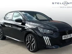 Black New 2025 Peugeot 208 GT Hatchback | £21,965 (Fair price)
