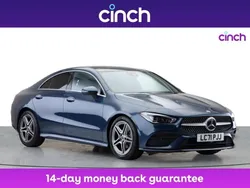 Blue Used 2021 Mercedes CLA180 AMG Line Premium Plus Sedan | £24,649 (Fair price)