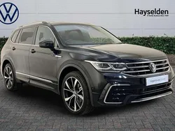 Black Used 2025 VW Tiguan Allspace R-line SUV | £36,485 (A bit pricey)