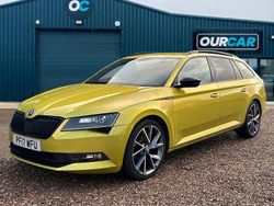 Green Used 2017 Skoda Superb SportLine Estate | £16,390 (Fair price)