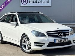 White Used 2013 Mercedes C250 Sport Edition Estate | £11,290 (Expensive)