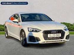 White Used 2023 Audi A5 S-Line Coupe | £28,212 (Fair price)