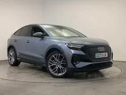 Blue Used 2021 Audi Q4 Sportback e-tron Advanced Plus SUV | £29,900