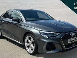 Grey Used 2022 Audi A3 S-Line Sedan | £19,259 (Fair price)