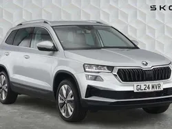 Brilliant silver metallic Used 2024 Skoda Karoq SE L SUV | £21,205 (Fair price)