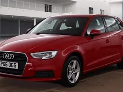 Red Used 2016 Audi A3 Sportback Design Hatchback | £11,795 (Fair price)