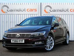 Red Used 2017 VW Passat R-line Estate | £11,990 (A bit pricey)