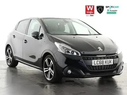Black Used 2018 Peugeot 208 GT-line Hatchback | £11,299 (Expensive)