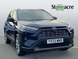 Blue Used 2023 Toyota RAV4 Hybrid SUV | £32,500 (Fair price)