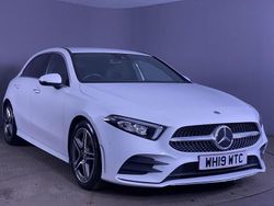 White Used 2019 Mercedes A200 AMG line Hatchback | £14,799 (Fair price)
