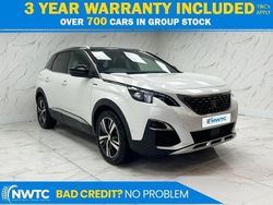 White Used 2018 Peugeot 3008 GT-line Hatchback | £9,000 (Fair price)