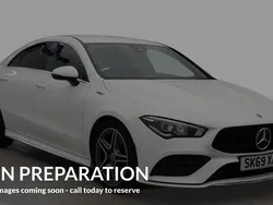 White Used 2019 Mercedes CLA180 AMG line Sedan | £18,920 (Good price)
