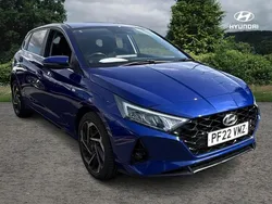 Blue Used 2022 Hyundai i20 Premium Hatchback | £14,495 (Fair price)