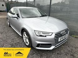 Silver Used 2016 Audi A4 S-Line Sedan | £10,195 (Fair price)