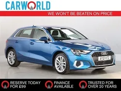 Blue Used 2021 Audi A3 Sportback Sport Hatchback | £17,640 (Expensive)